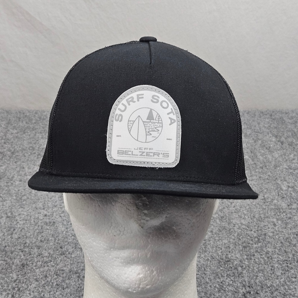 Surf Sota Minnesota Trucker Hat Black Cap Flatbill Jeff Belzer car Dealer Street